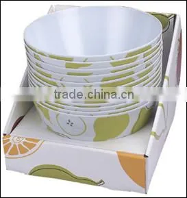 PDQ Packaging 100% Melamine 10" Bowl With Decal