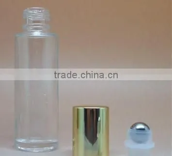 15ml Roll On Perfume Transparent Bottles With Stainless Steel Roller Ball photo-3