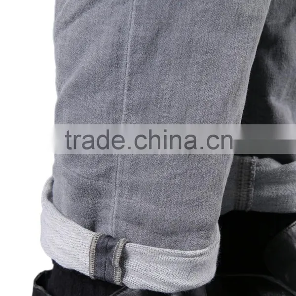 Men'denim Pant Jeans Skinny Jeans for Men 100% Cotton Straight Leg Denim Jeans photo-2