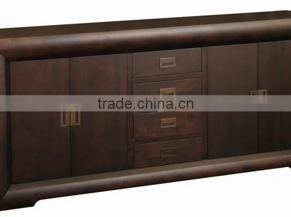 Luxury Solid Wood 4 Door 4 Drawer Sideboard