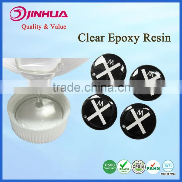 Clear Soft Epoxy Resin AB Glue for 3D Dome Stickers Coating