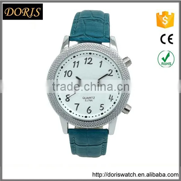 Newest PU Leather Band Japan Movt Lady Wrist Watch photo-5
