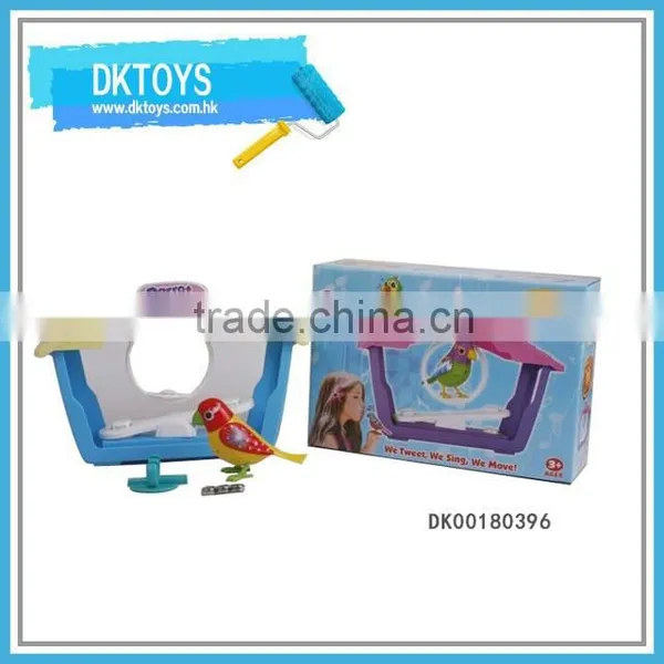 Intelligent Toy Plastic Bird And House Electronic Sound Control Toy