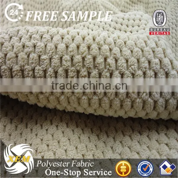 Knitted Velvet Polyester Corduroy Fabric photo-2