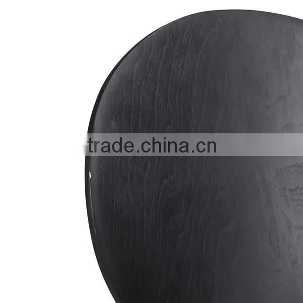 Black High Quality Wood and Metal Chair for Dining Rooms photo-3