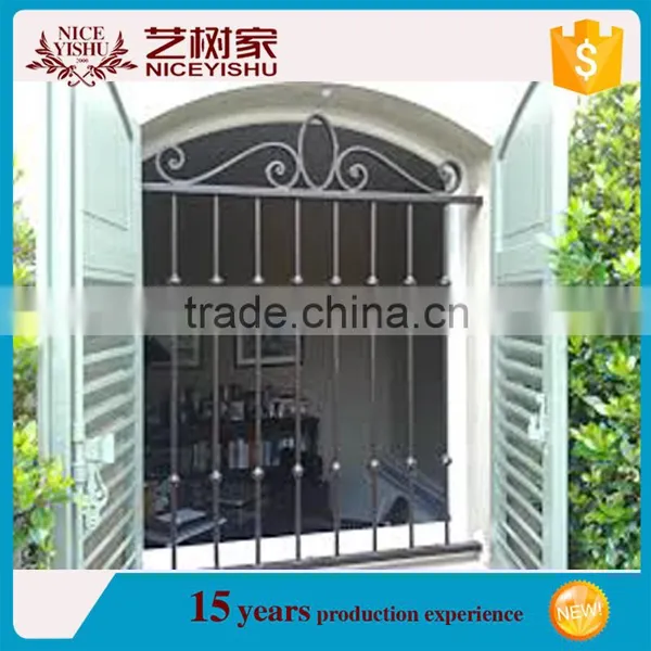Wrought Iron Decoration Window Grill Design for Home photo-6