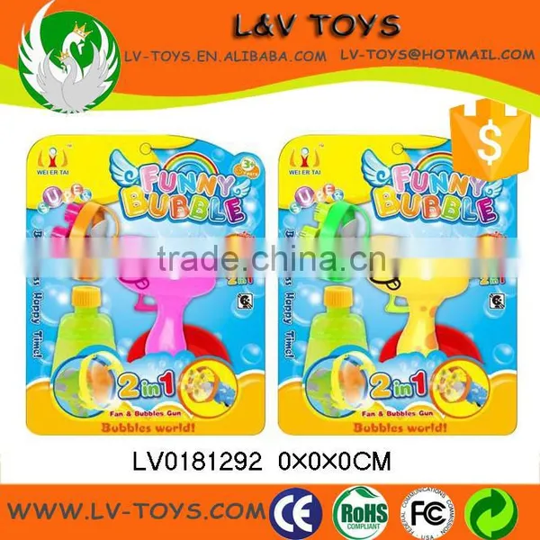 Lovely Bubble Wand Pull Line Fan Summer Toys photo-5
