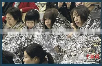 Hot Selling Delicate Silver Thin Emergency Blanket Survival Rescue Blanket Outdoor Life-saving photo-2