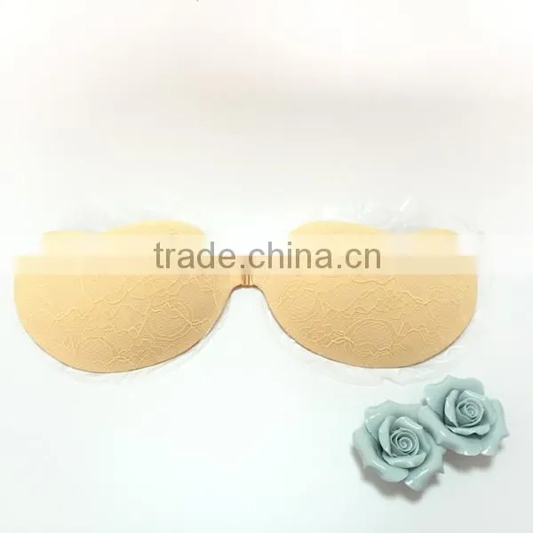 Hot Sell High Quality Wholesale Woman Underwear Sexy Invisible Breathable Strapless Self Adhesive Silicon Bras photo-3