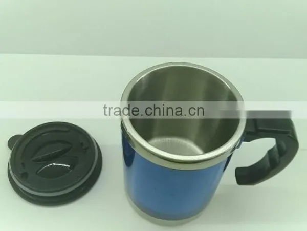 Custom Non-spill Coffee Thermos Stainless Steel Travel Mug, Travel Plastic Mug, Tumbler Mug photo-3