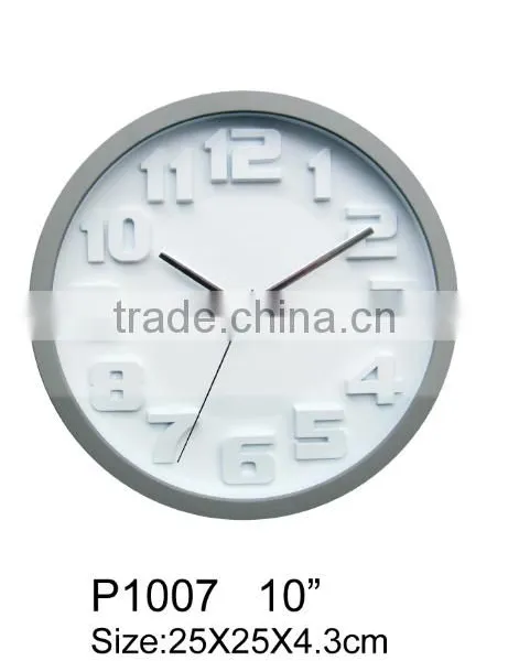 Hot Selling High Quality 3D Plastic Wall Clock photo-3