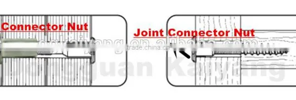 M6 M8 M10 Hex Socket Head Joint Connector Nut photo-3