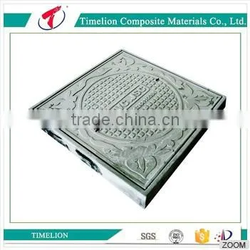 2016 Newest Design Top Quality Customized Any Color Various Shapes SMC/BMC/FRP/GRP Composite Manhole Cover for Road Construction photo-2
