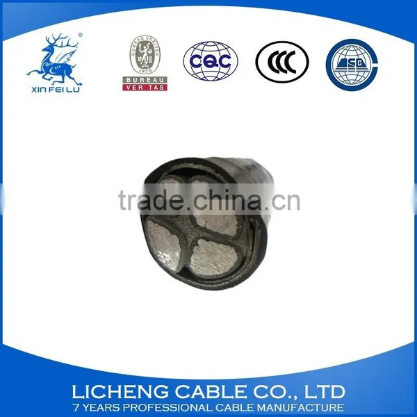 4*25mm2- 4 AL Core XLPE Insulated PVC Sheathed Steel-tape Armoured Power Cable -YJLV22 photo-3