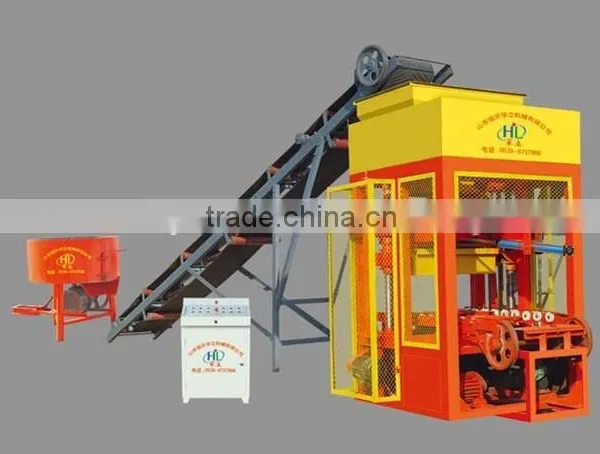 QHL4-25 Cement Hollow Brick Making Machine Used