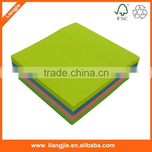 Customized Self-adhesive Notes Cube ,neon Paper Self-adhesive Memo Pad photo-5
