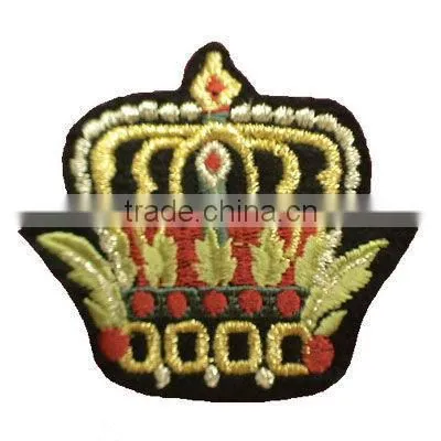 Sew on Metallic Thread Embroidery Patch/badge