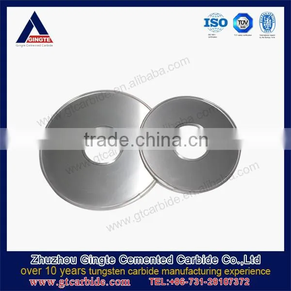 Zhuzhou Good Qualitity Carbide Disc Cutter for Non-ferrous Metals