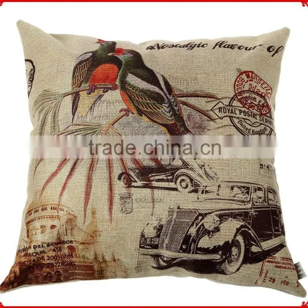Custom Digital Printing Natural Line Material Washable Pillow Case photo-2