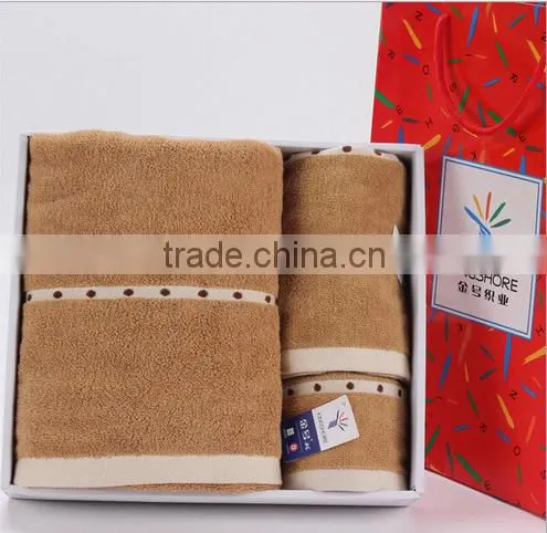 Towel Set Three Piece Suit Cotton Towel photo-4