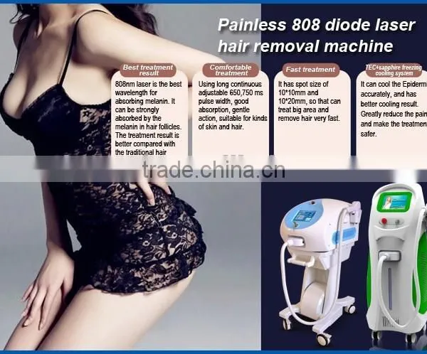 2016 New Arrival Most Advanced 808nm Diode Laser /laser Hair Removal Machine 808nm photo-3