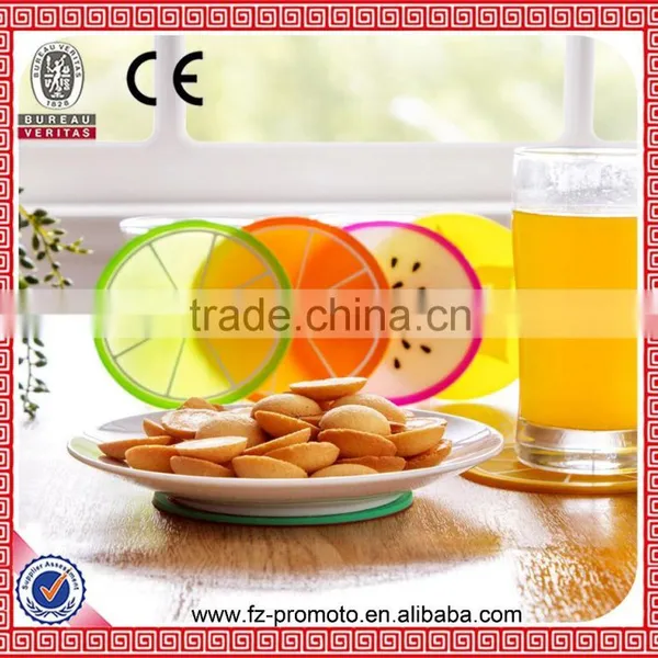 Cute Different Styles Fruit PVC Coaster Home Table Decor Lovely Tea Coffee Drink Placemat Cup Non-slip Heat Mat Pad photo-3
