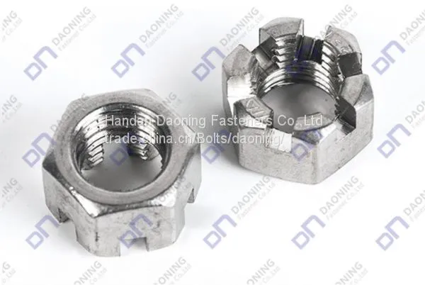 DIN935 Hex Slotted Nut photo-2