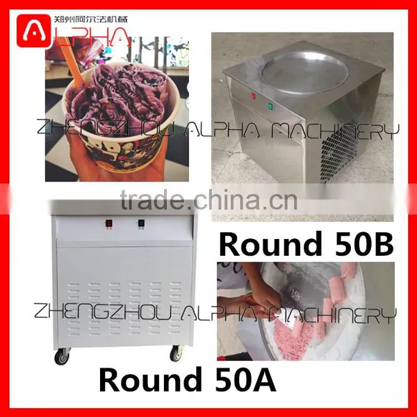 Thailand Flat Pan Ice Cream Roll Making Machine photo-3