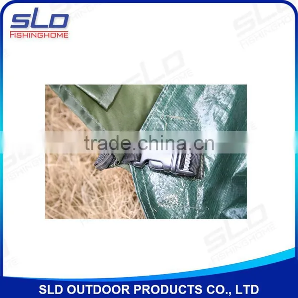 Nylon Waterproof Fabric Fishing Dome Umbrella With Aluminum Storm Poles With PE Ground Sheet photo-2