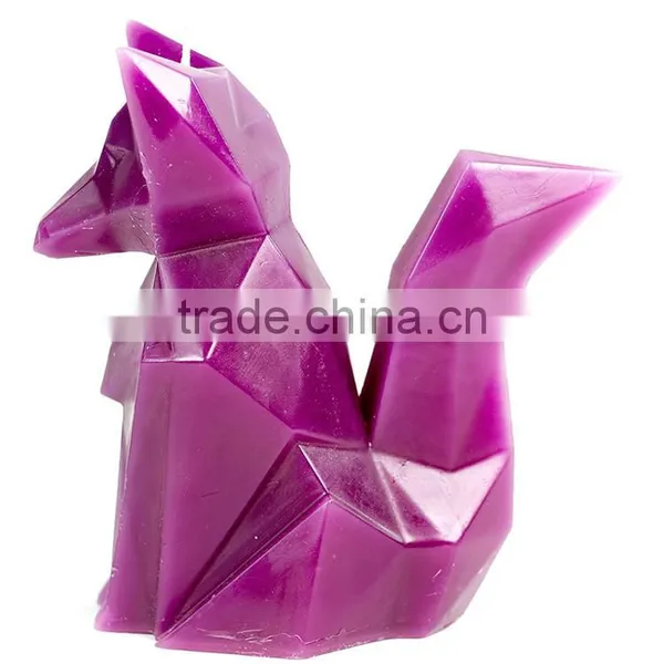 Customized Yellow Color Home Decorative Shaped Fox Candle photo-4