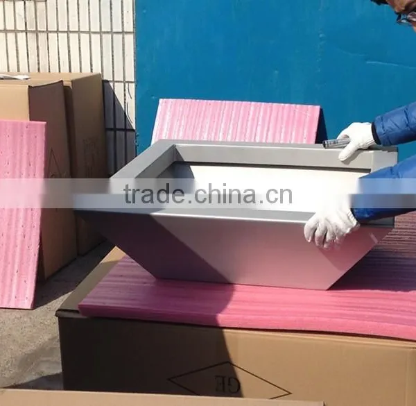 Square Aluminum Bowl, With Hole in Flat Bottom Center,anodizing Surface photo-2