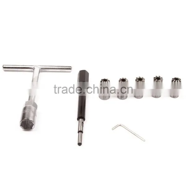 7PC Diesel Injector Seat Cutter Set Cleaner Carbon Remover Tools Kit photo-3