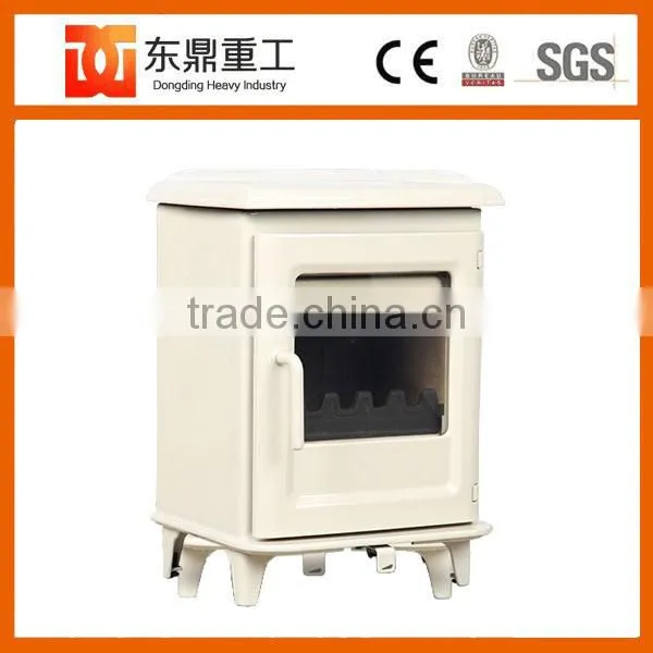 2016 Enamel Firpelace Type Freestanding Cast Iron Enamel Wood Burning Stove With Glass Door photo-3