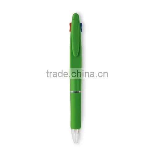 Fashional Feature Ball Pen 2 in 1 Pen With Rubber Grip photo-2