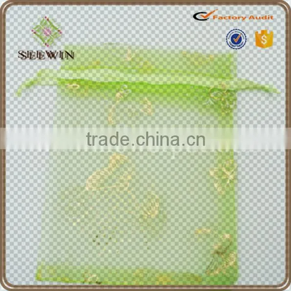 2016 Hotsale Cheap Organza Holiday Gift Round Pouch Drawing Bags for Jewelry photo-2