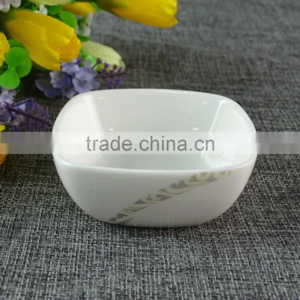White Ceramic Sauce Dish, Small Sushi Shi , Cheap China Dish for Restaurant and Home Use in Good Quality photo-2