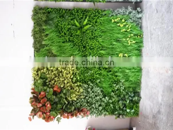 Home and Outdoor Decoration Synthetic Cheap Artificial Vertical Green Grass Wall E08 04B13 photo-4