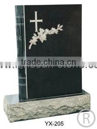 Black Granite Headstone