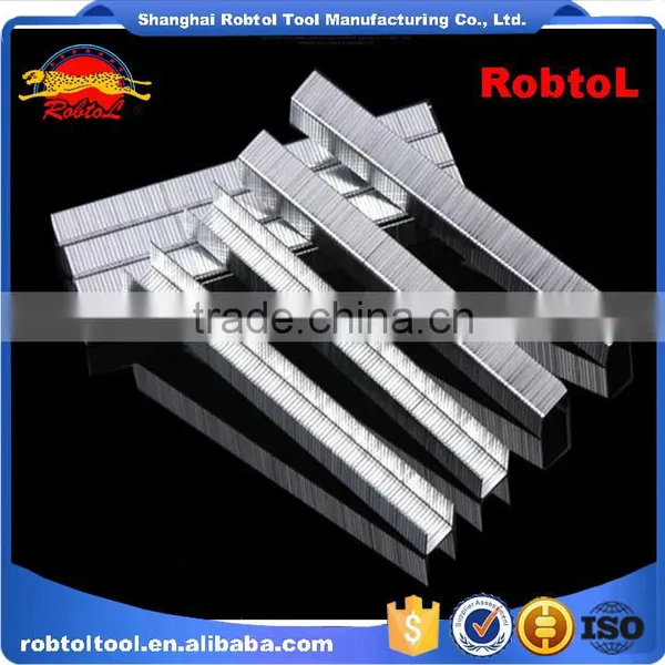 Pneumatic Nailer Staple Wood Furniture 6mm U Shape Staple Pins Gauge Silver Galvanized Code Nail Carton Seal Pin photo-3
