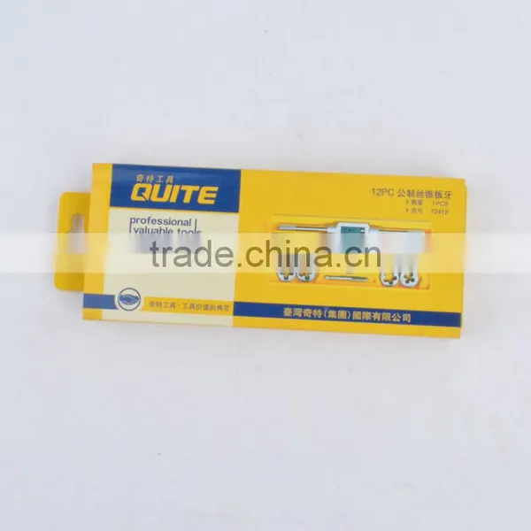 Tap and Die Set With 12pcs Hand Taps and Dies Taps China photo-2