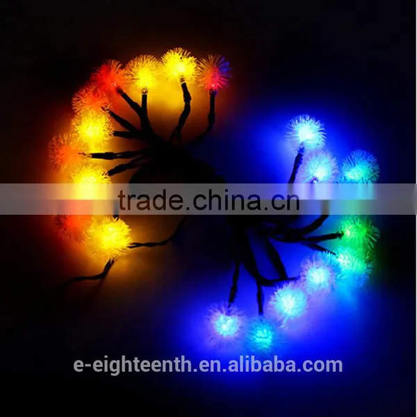2016 New Hot Sale 4.8m 20Led Chuzzle Solar Fairy String Lights Christmas Lights String for Outdoor Gardens Christmas Party Decor photo-2