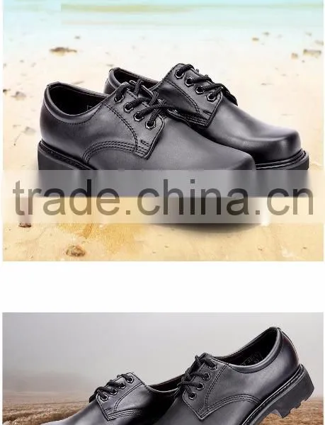 Black Genuine Cow Leather Goodyear Welted Men Safety Shoes photo-6