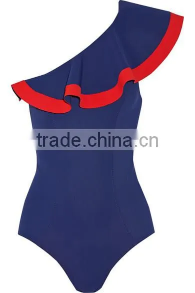 Arden One-shoulder Bonded Swimsuit Full Sexy Bikini Girl Www Sex Photo Com Woman Clothes Sexy photo-3