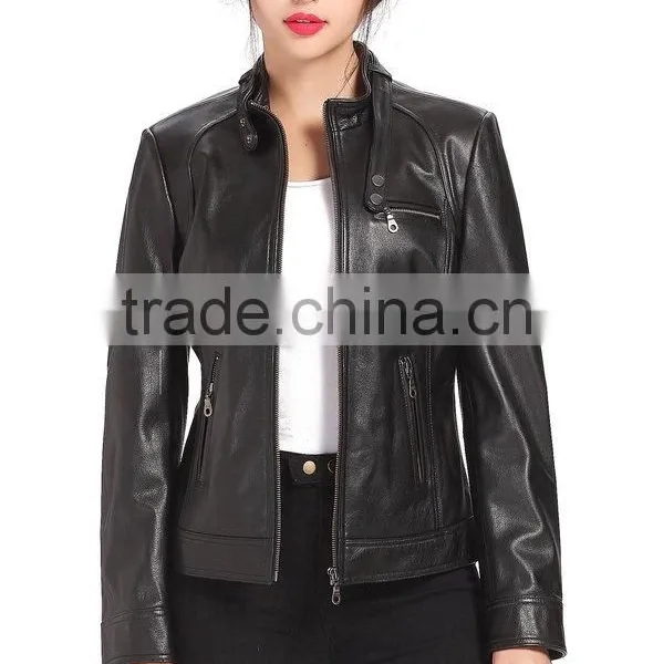 New Arrival American Style Custom Made Cow Leather Jacket Wholesale Price photo-2