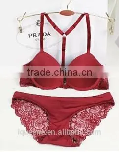 2015 New Design Sexy Bra Lingerie Push Up Bra Set photo-3