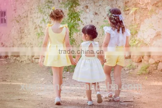 Hot Selling Sleeveless Stripe Kids Clothing Casual Baby Girls Frocks Designs Children Girl Dress photo-3
