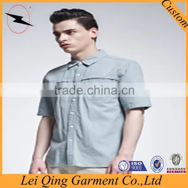 Newest Men's Denim Shirt British Style Factory Price,men's Fashion Shirt Casual/dress Shirts photo-3