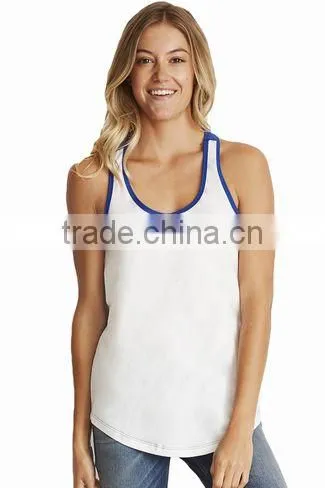 Next Level Apparel Ladies' Ideal Color Block Racerback Tank Top - 60% Combed Ring-spun Cotton, 40% Polyester Jersey photo-4
