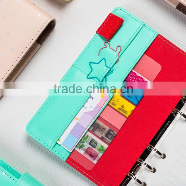 A5/A6 Agenda Planner PU Cover Loose-leaf Orgranizers Deboss /metal Clip/elastic Band photo-2