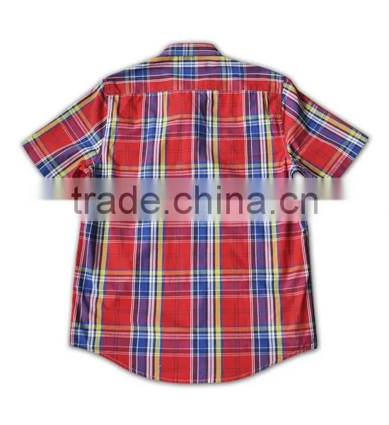 2015 Hot Sell Wholesale High Quality Plaid Mens Flannel Shirt photo-5